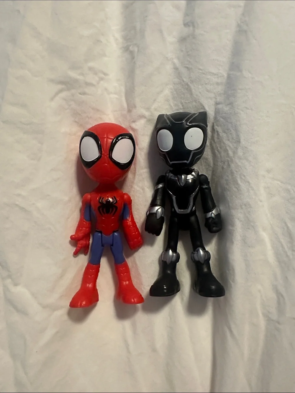 Spider-Man Style Red and Black Action Figure Set - Kids Toys